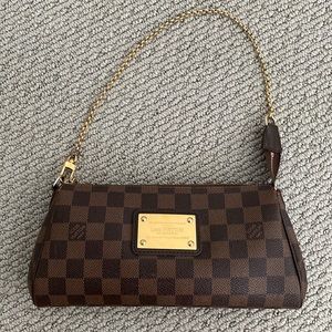 Louis Vuitton Damier Ebene Eva Clutch